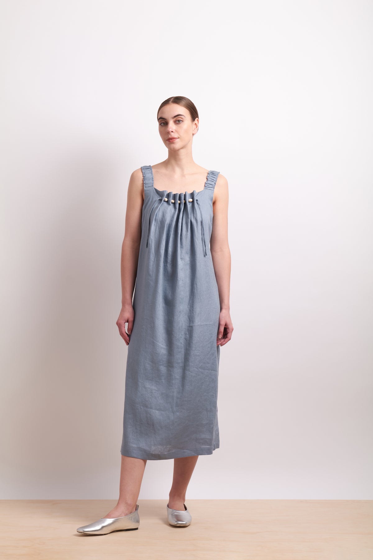 Neris Thru & Thru Dress - Dove