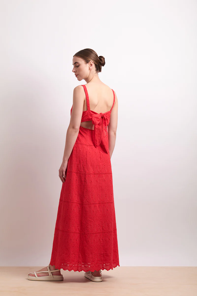 Neris The Beau Dress - Hibiscus