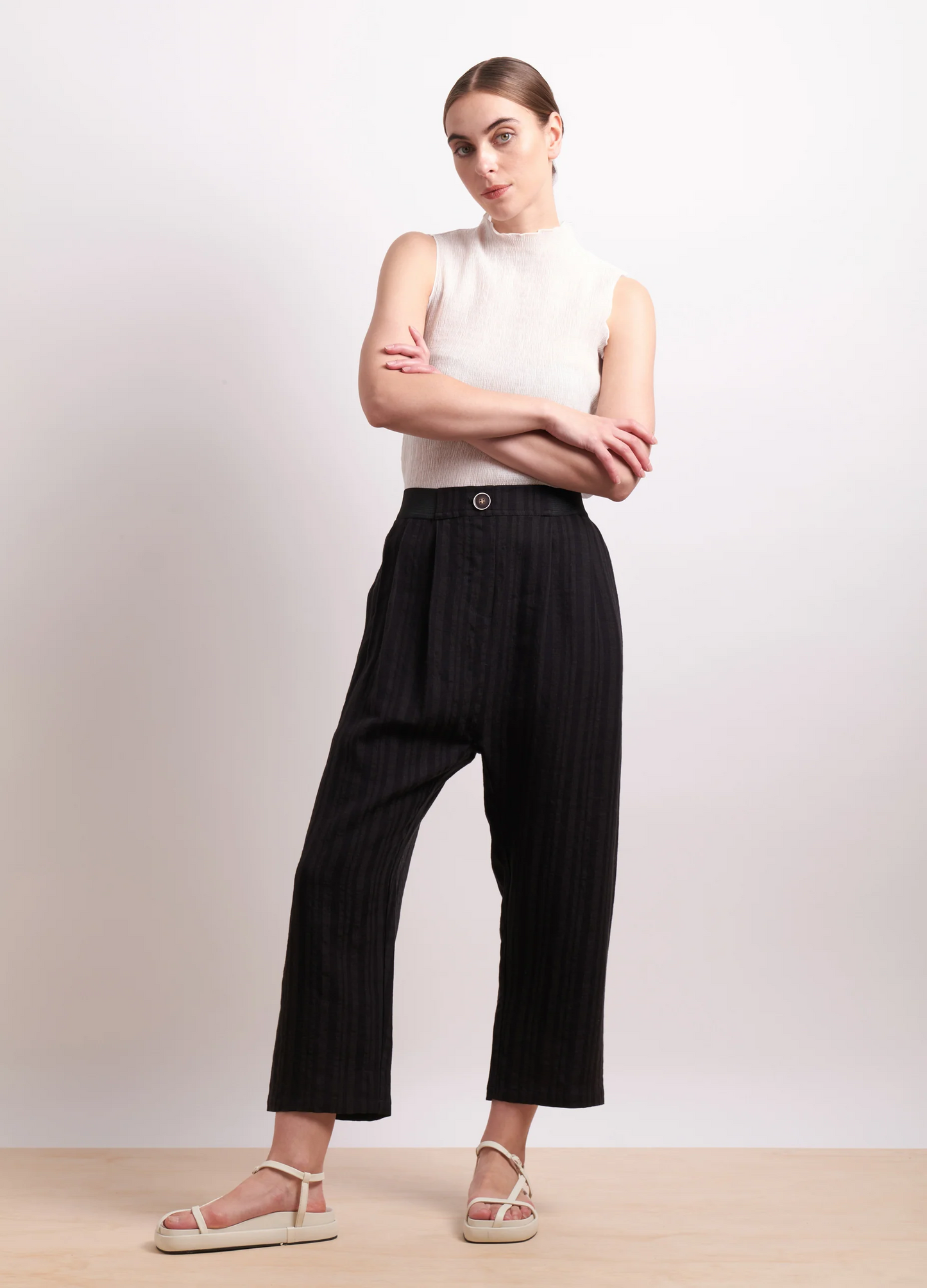 Neris My Space Pant - Onyx Stripe