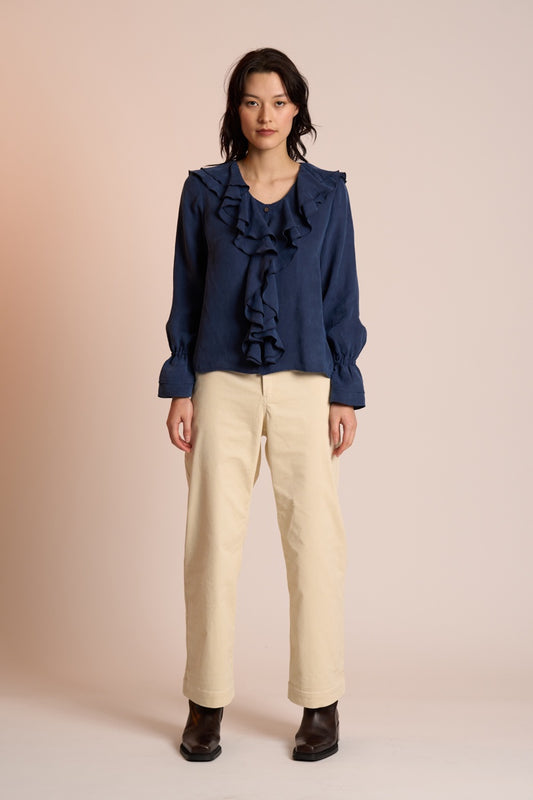 Neris Wale Rider Pant - Ecru