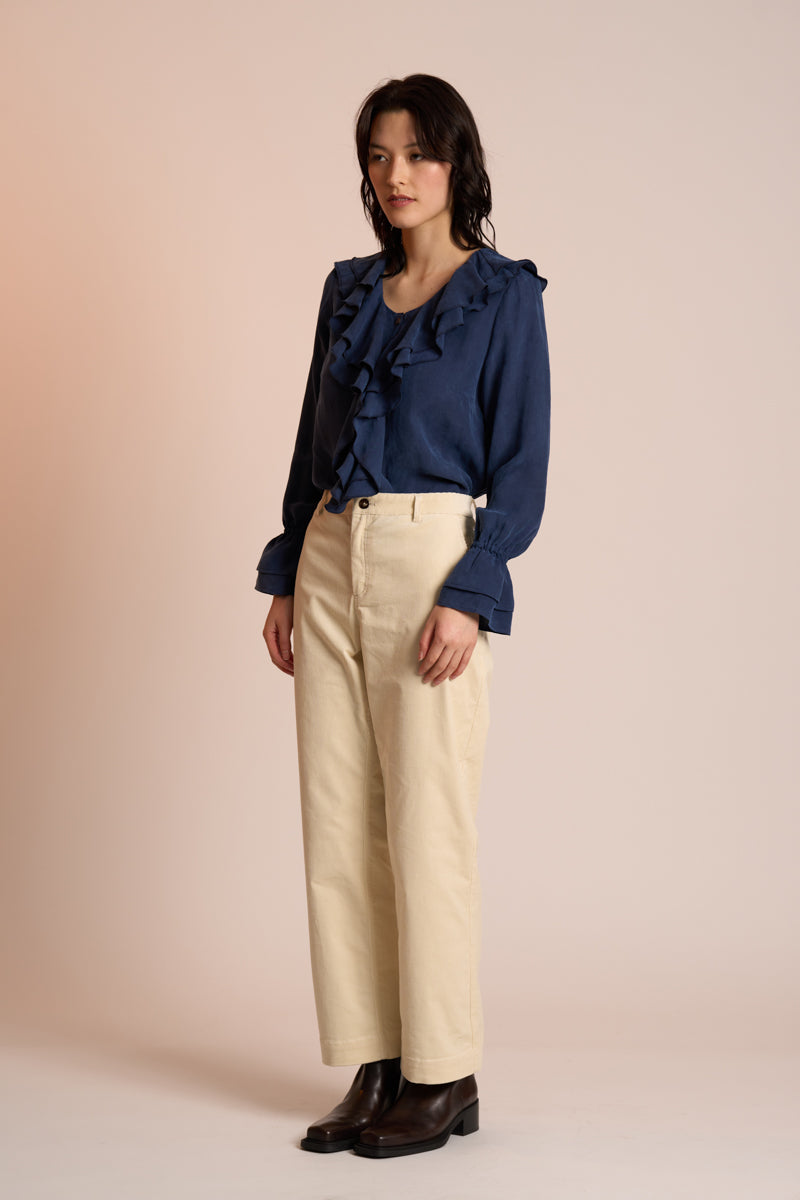 Neris Wale Rider Pant - Ecru