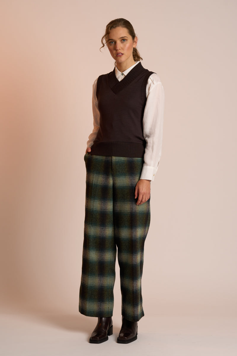Neris Saxon Pant - River Check