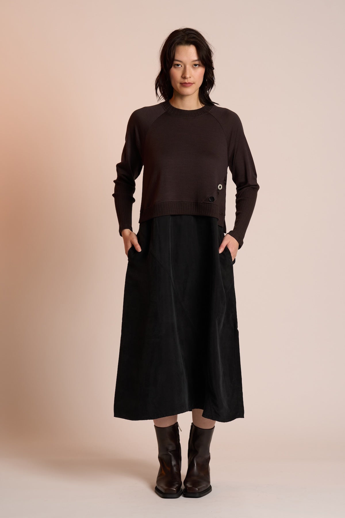 Neris Divine Angles Dress - Bitter Sweet