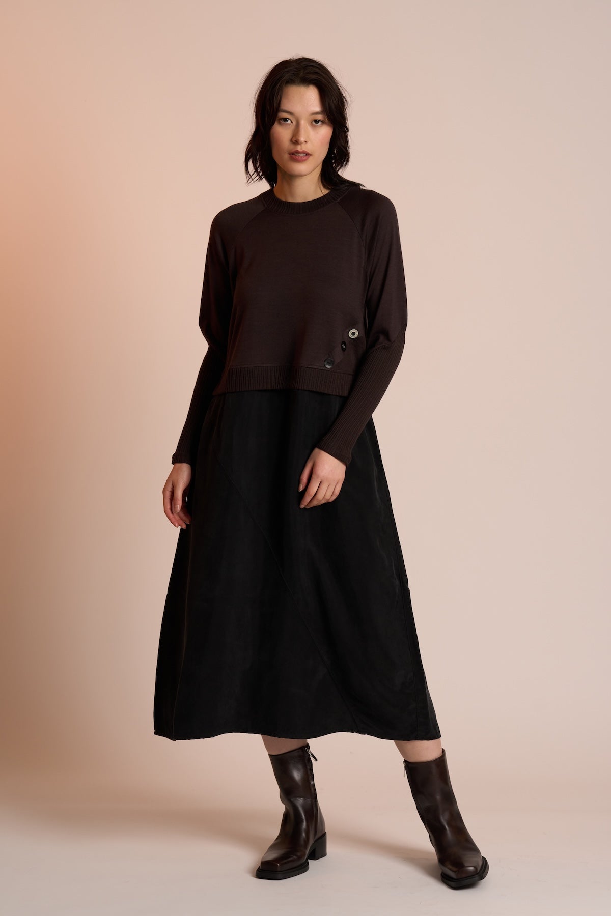 Neris Divine Angles Dress - Bitter Sweet