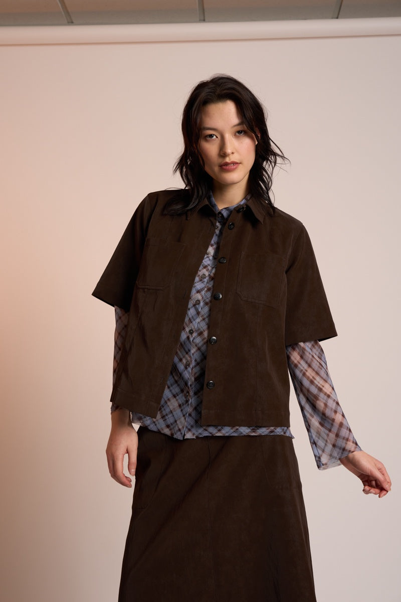 Neris Dylan Shacket - Carob