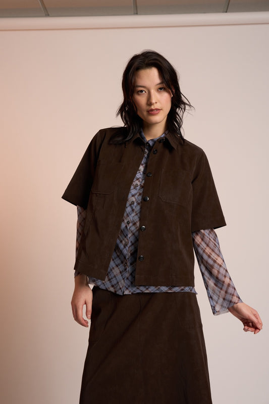 Neris Dylan Shacket - Carob