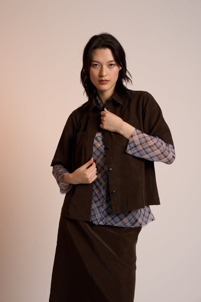 Neris Dylan Shacket - Carob