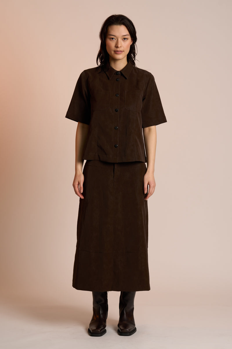Neris Dylan Skirt - Carob
