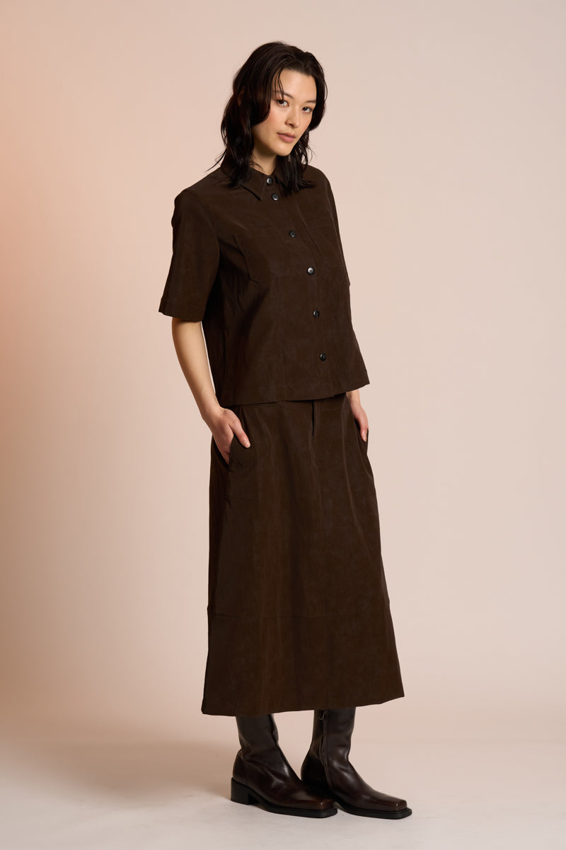 Neris Dylan Skirt - Carob