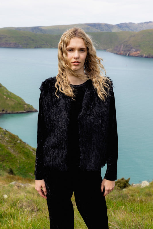 Neris Wilde Gilet - Raven