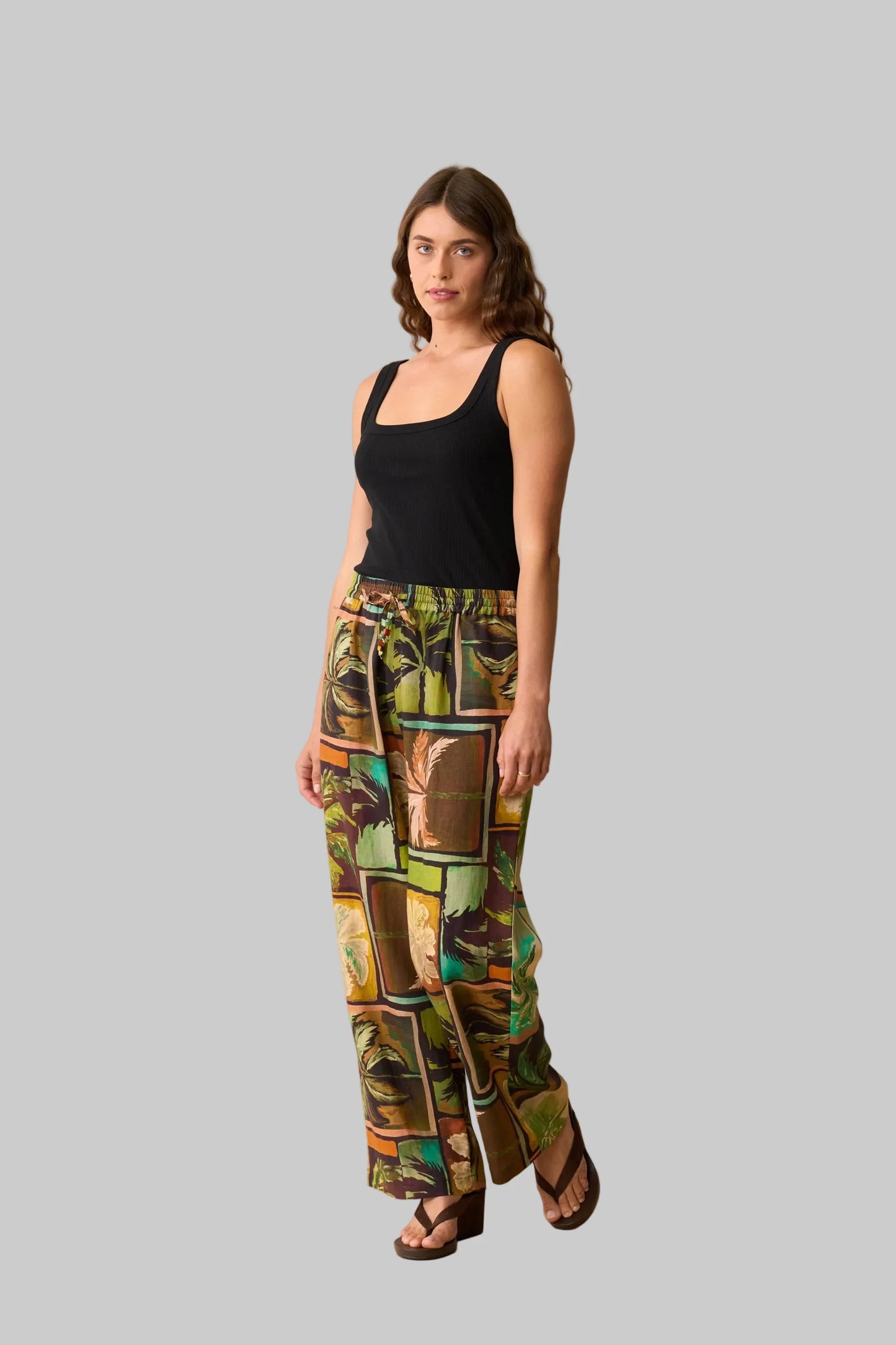 Neris Ramona Pant - Sunset Palms