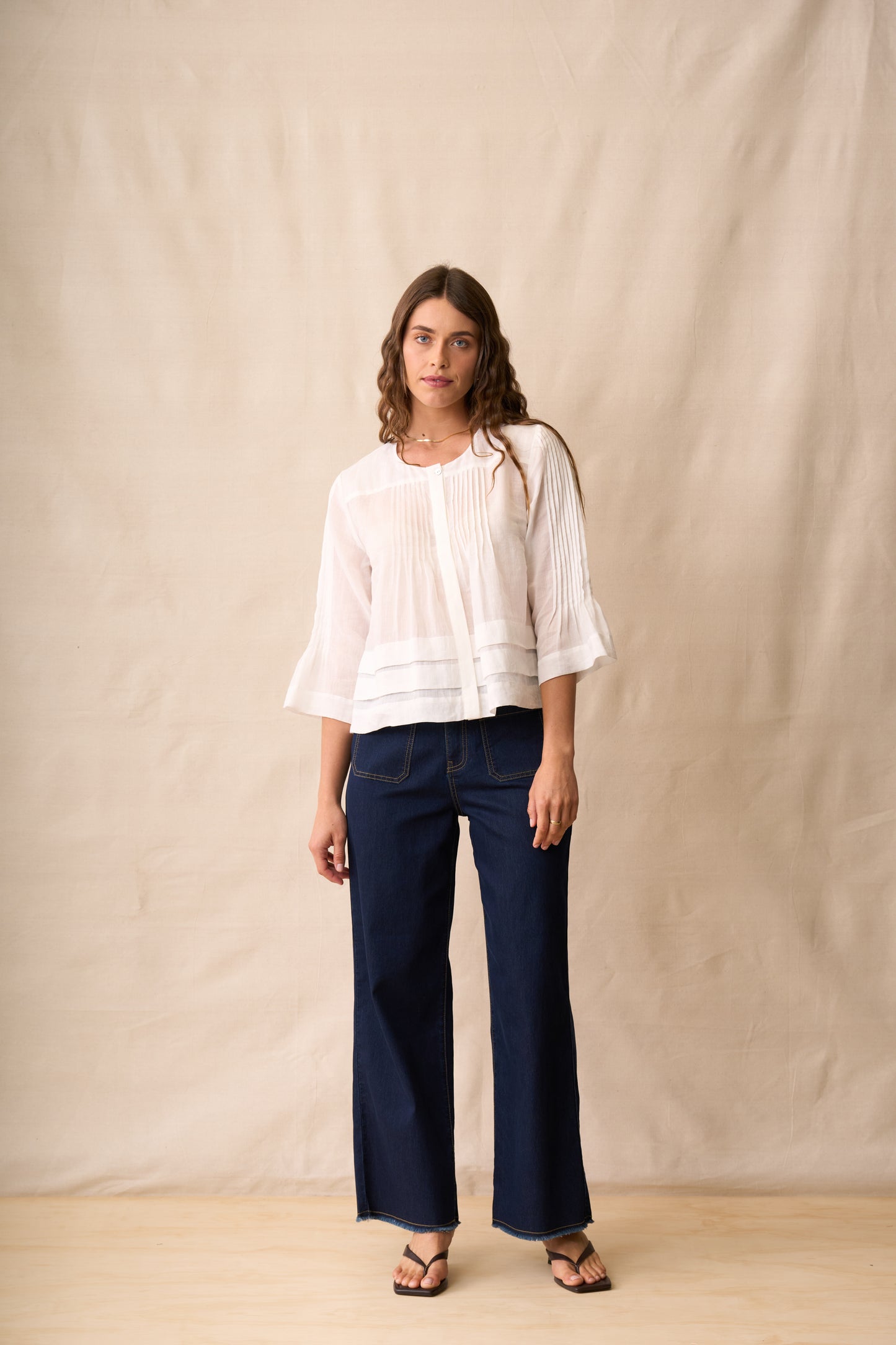 Neris Rumi Blouse - White