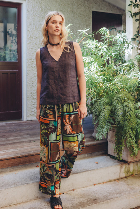 Neris Ramona Pant - Sunset Palms
