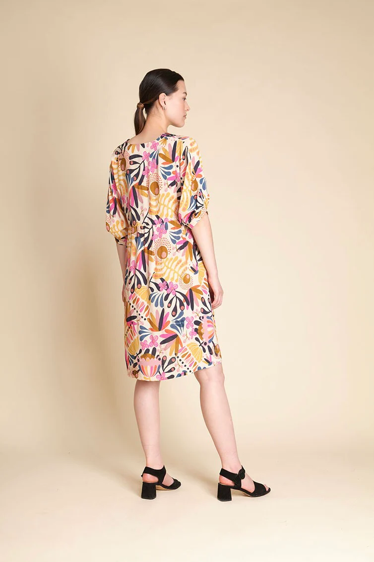 Siren Folk Story Dress - Multi