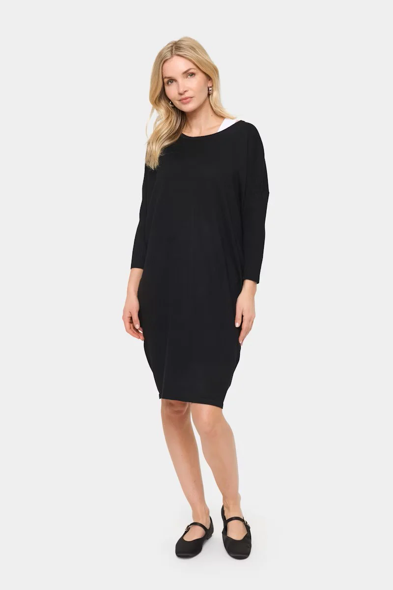 Saint Tropez Mila Roundneck Dress - Black
