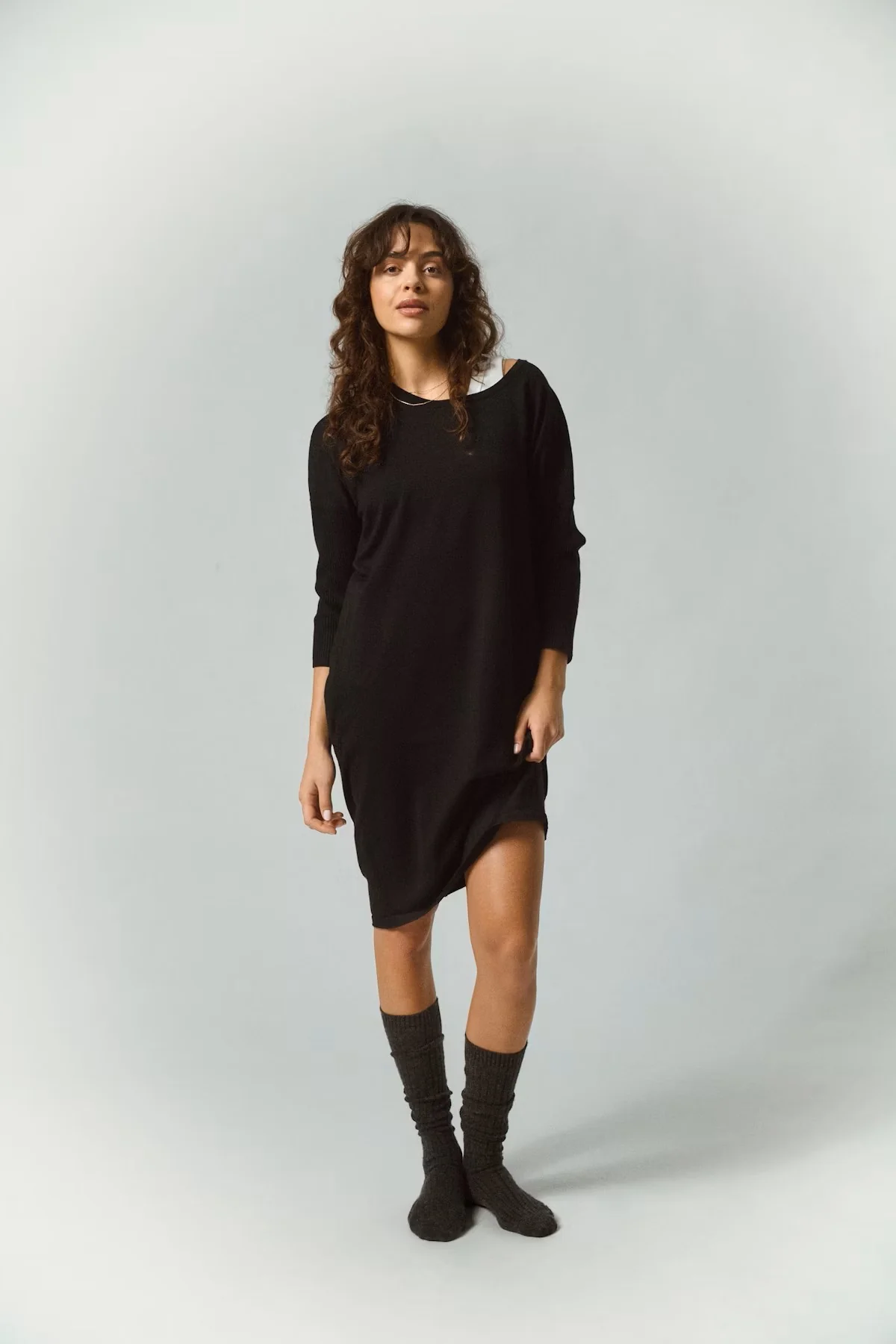 Saint Tropez Mila Roundneck Dress - Black