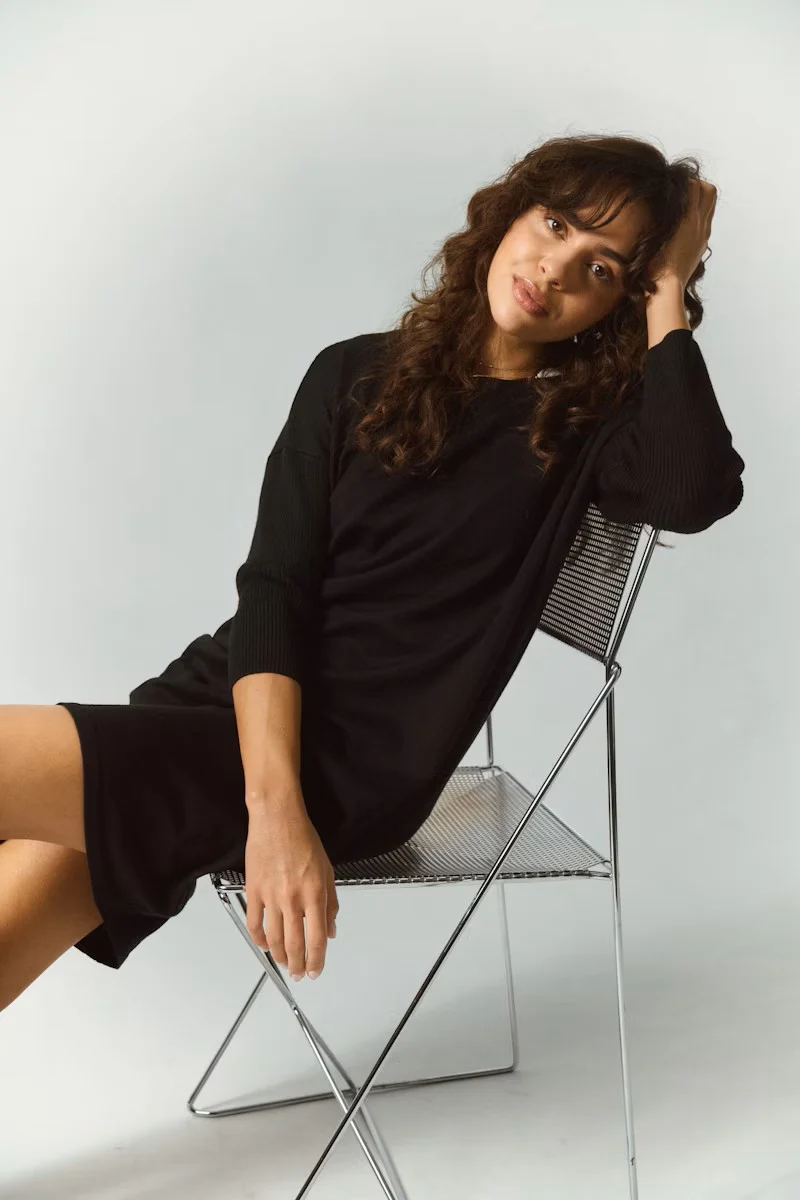 Saint Tropez Mila Roundneck Dress - Black