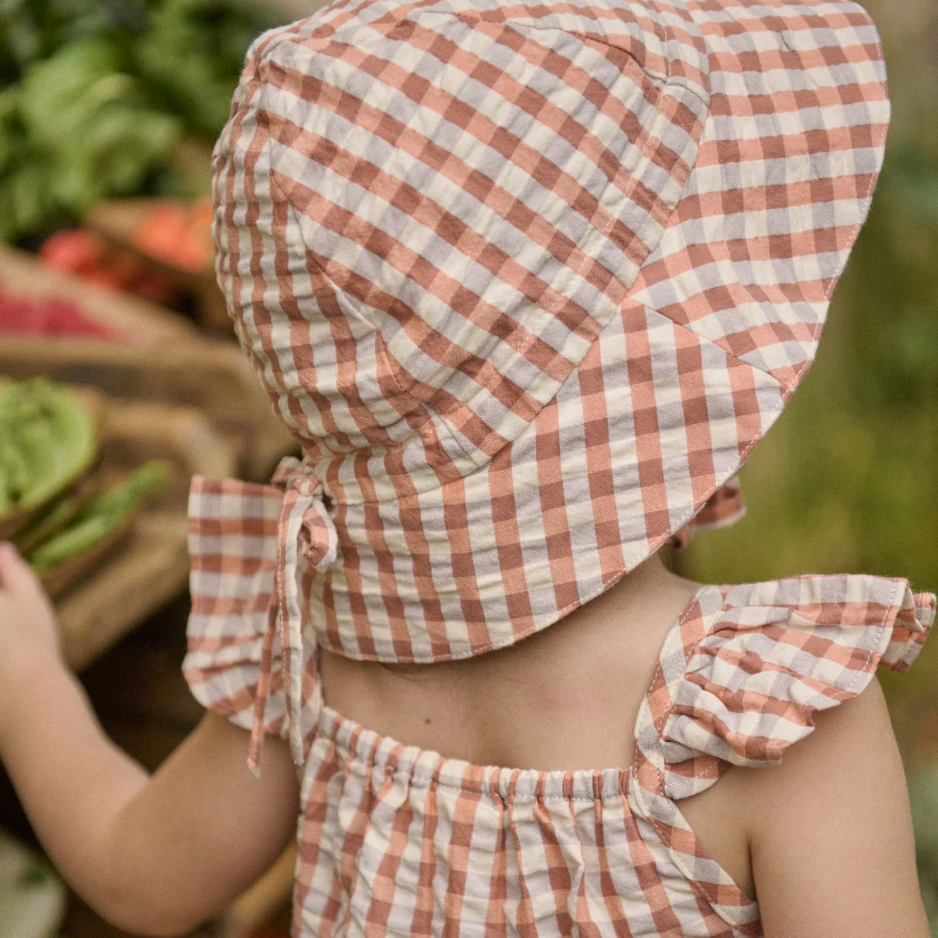 Nature Baby Sunhat - Dandelion Gingham