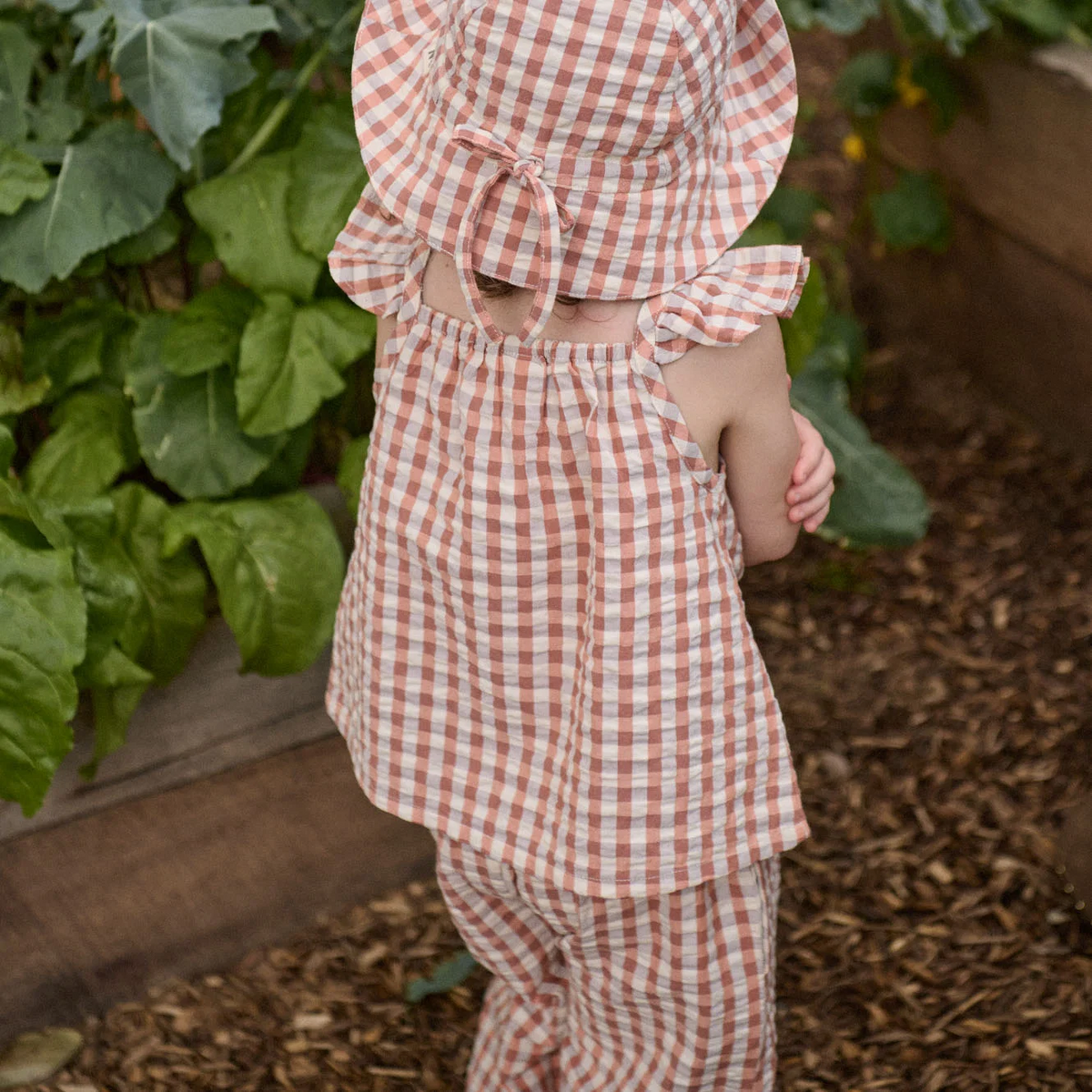 Nature Baby Sunhat - Dandelion Gingham