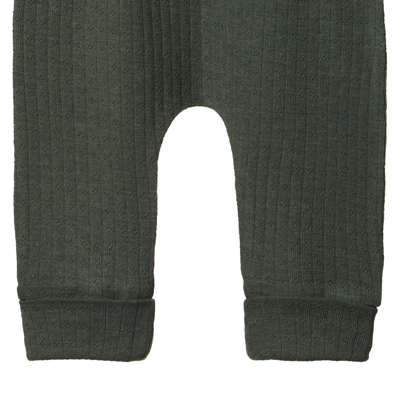 Nature Baby Merino Pointelle Drawstring Pants - Thyme