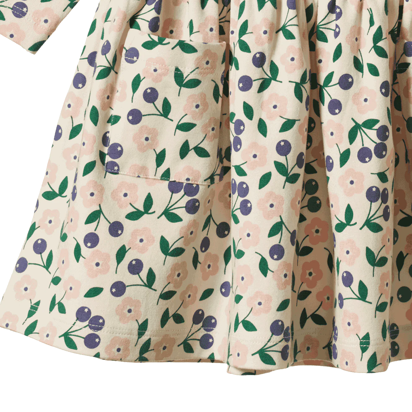 Nature Baby Long Sleeve Twirl Dress - Grande Briarwood Print