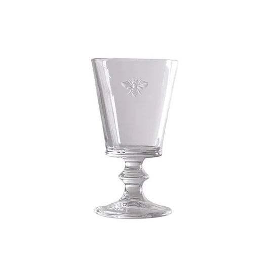 French Country Bee Wine Goblet - Set of 4