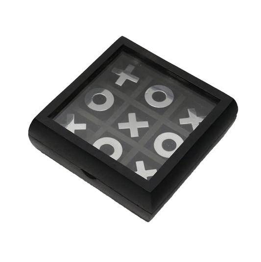 Le Forge Tic Tac Toe Box 10cm - Black/Nickel
