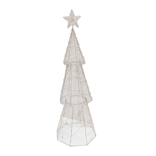 Le Forge Vienna Wire Christmas Tree - Champagne