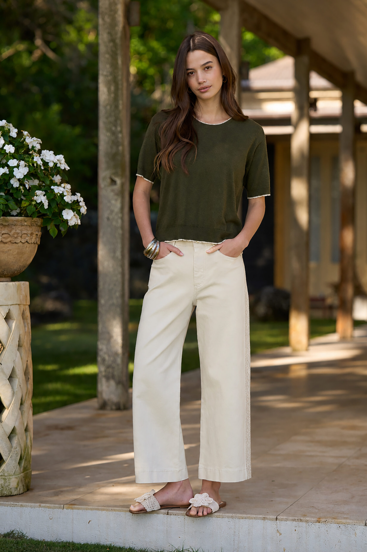Loobie's Story Galle Pant - Ecru