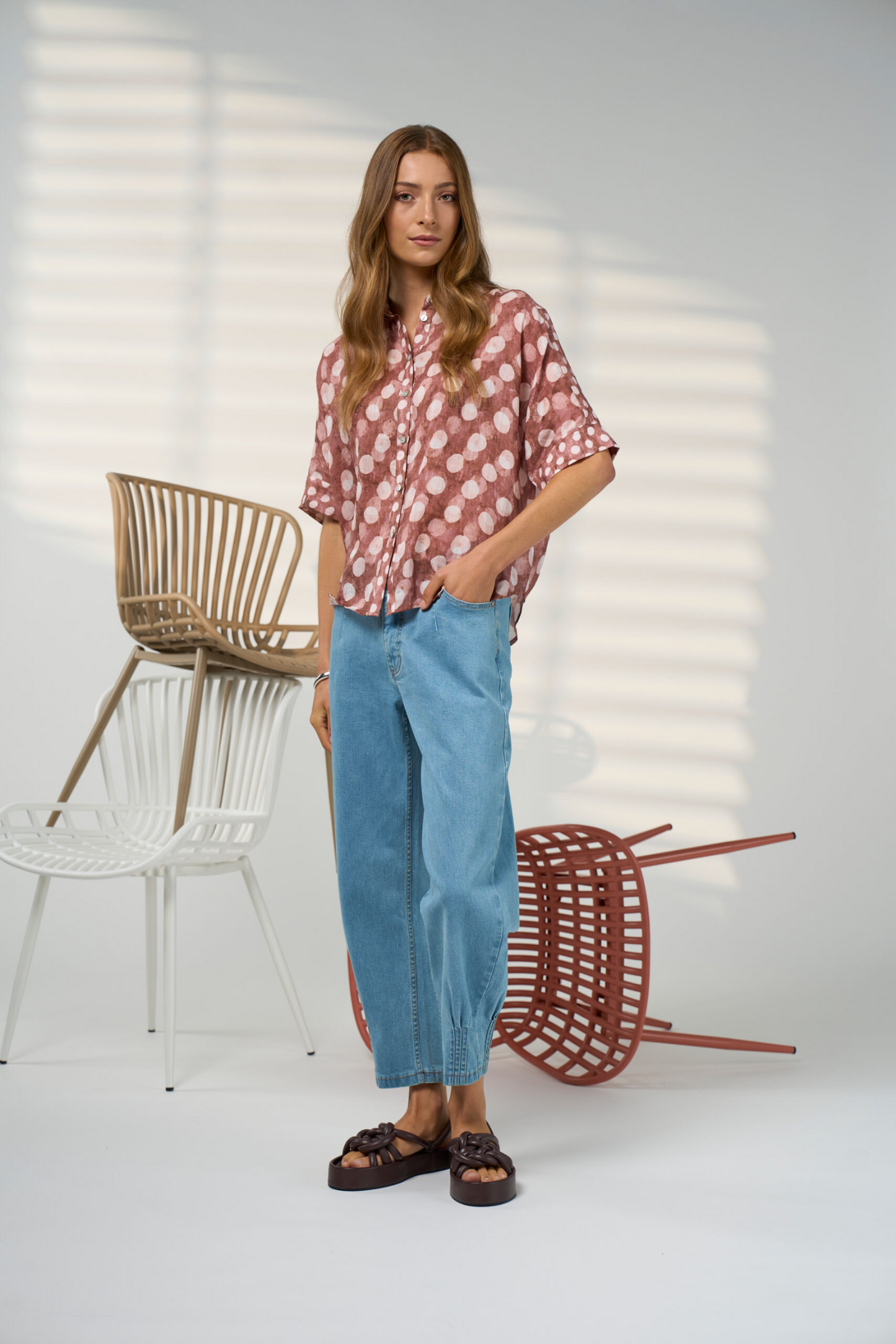 Madly Sweetly Vision Shirt - Cocoa Multi