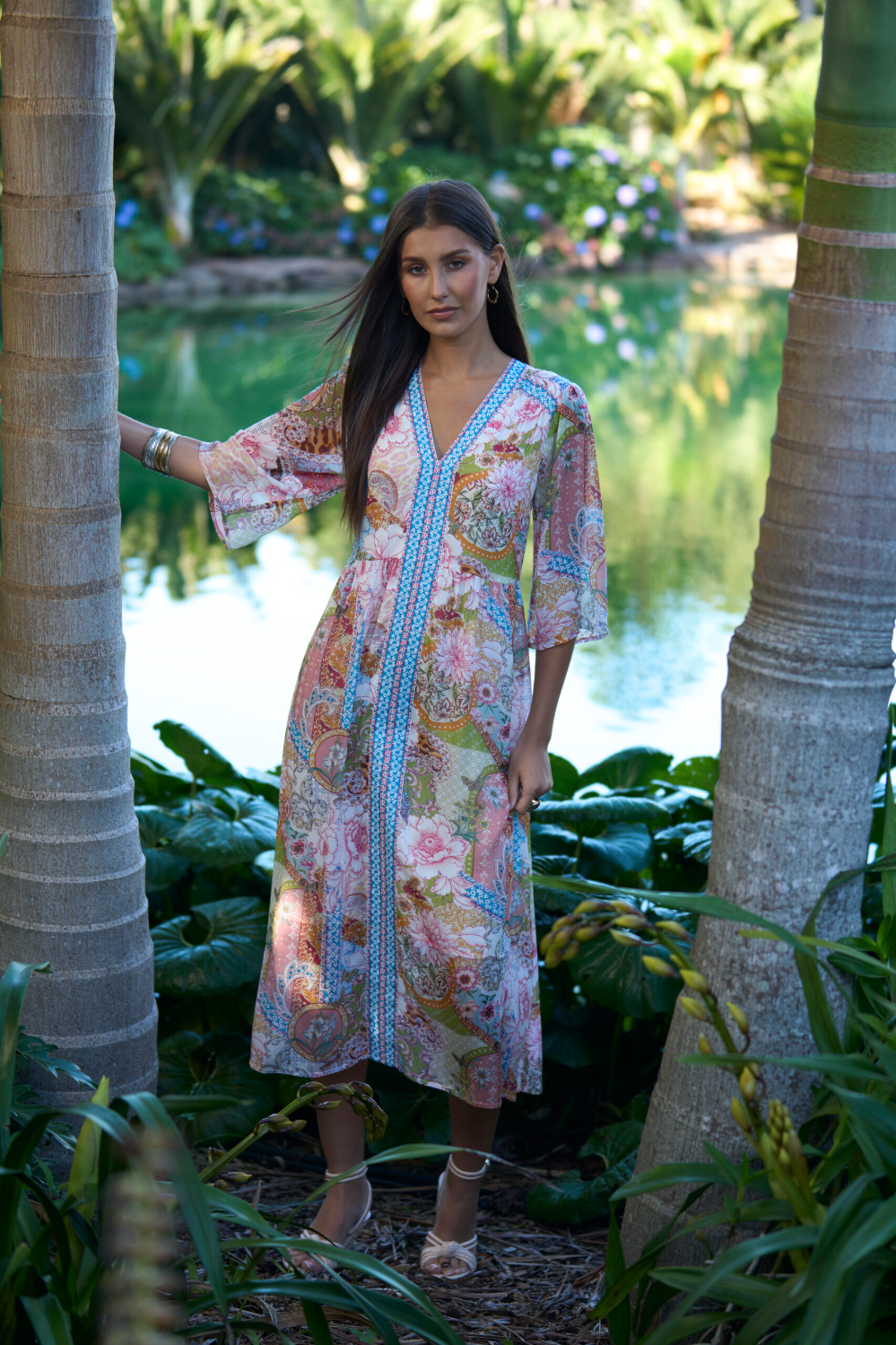 Loobie's Story Dalia Midi Dress - Multi