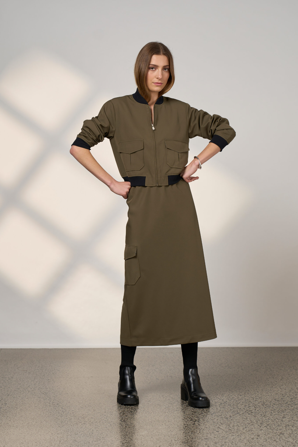 Madly Sweetly Cavalry Jacket - Khaki