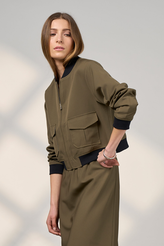 Madly Sweetly Cavalry Jacket - Khaki
