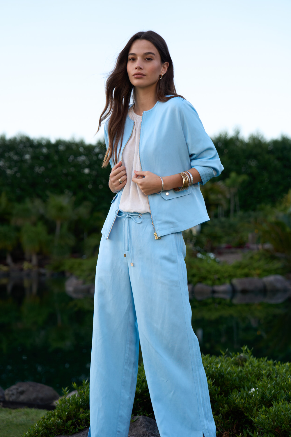 Loobie's Story Chena Jacket - Ice Blue