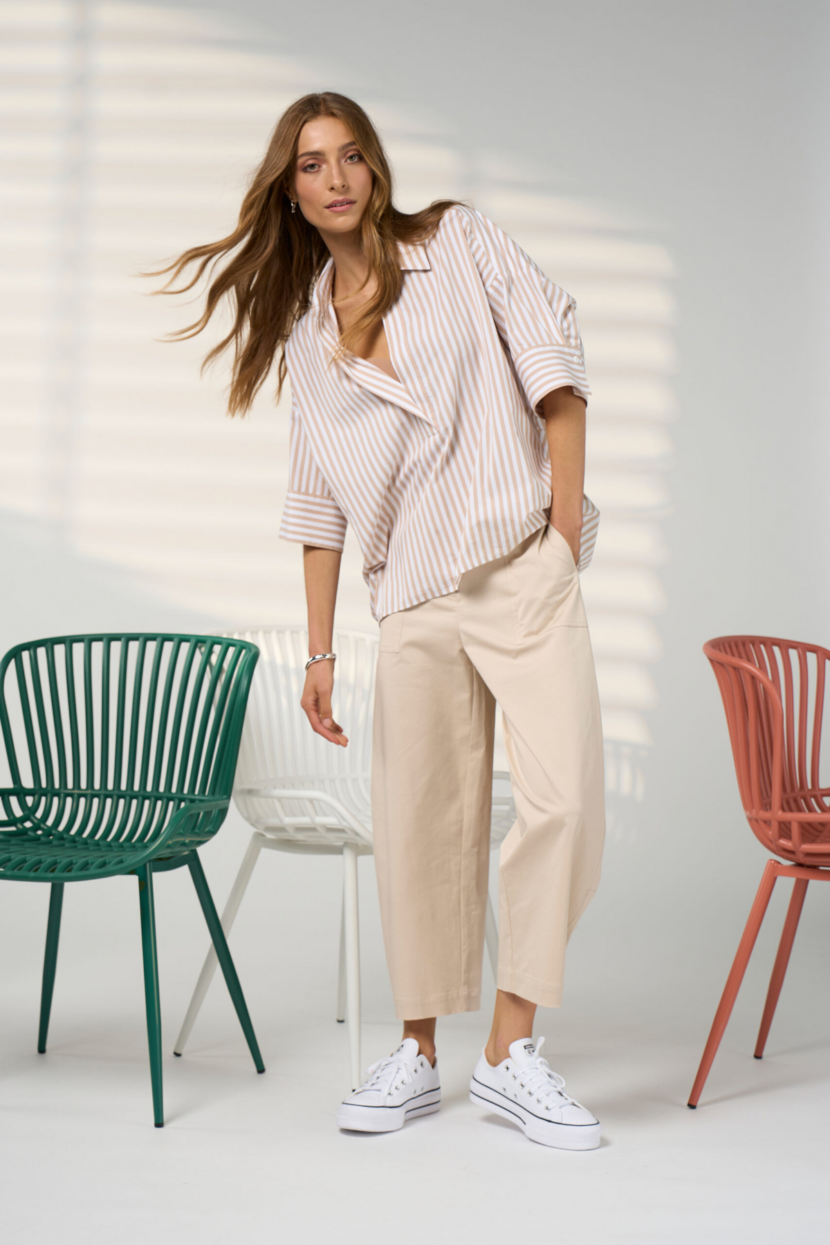 Madly Sweetly Edge Pant - Stone