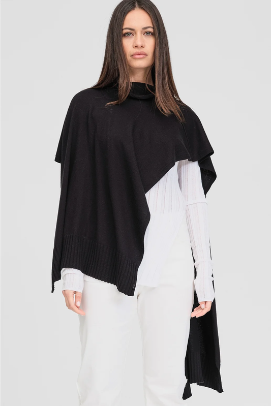 Taylor Sided Scarf - Black