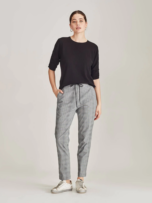 Sills Emily Check Jogger - Navy Check