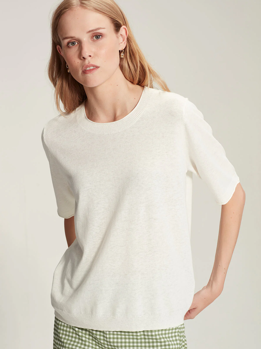 Sills Leo Summer Tee - White Linen