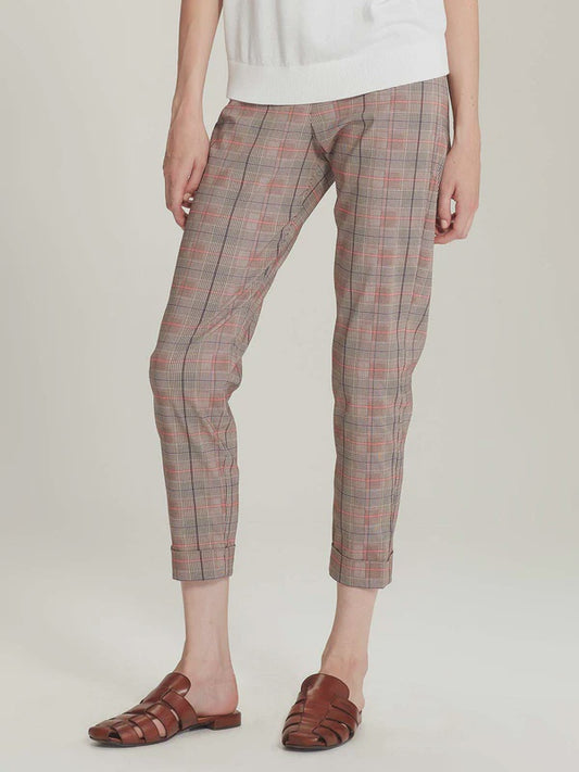 Sills Checked Cuffed Hepburn - Roseberry Check