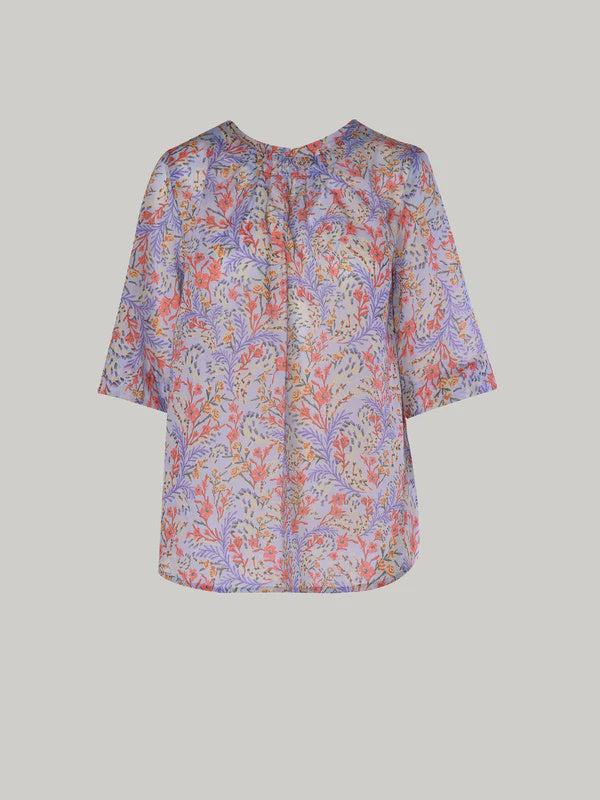 Sills Margaux Print Tee - Blue Floral