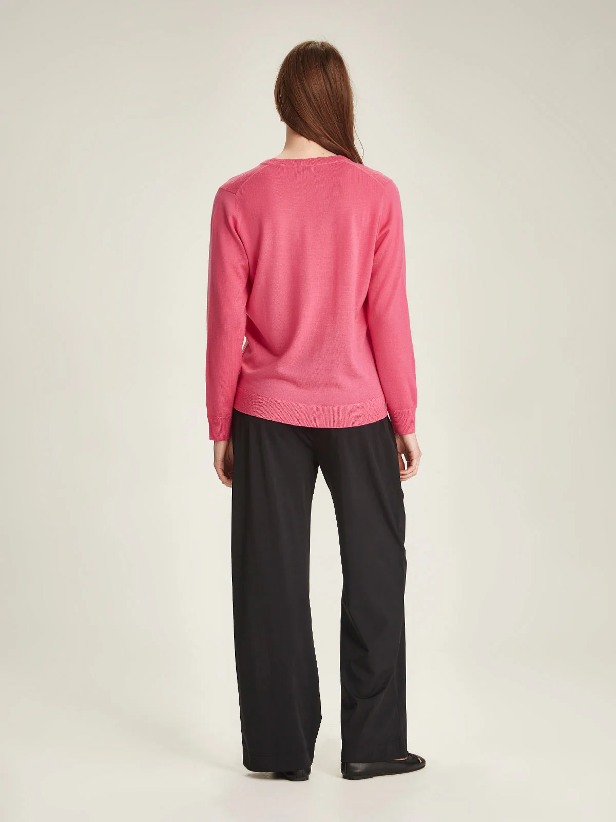 Sills Alby Merino Cardigan - Berry Pink