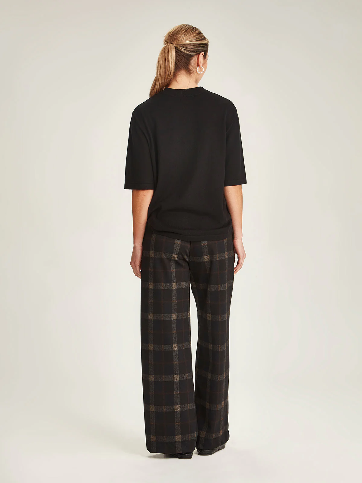 Sills Kelsey Check Pant - Black Check