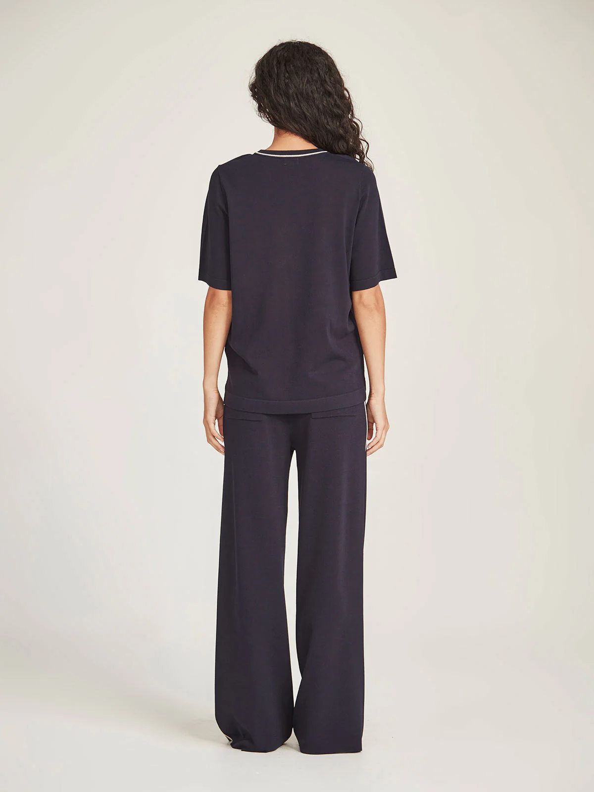 Sills Gemma Knit Tee - Navy
