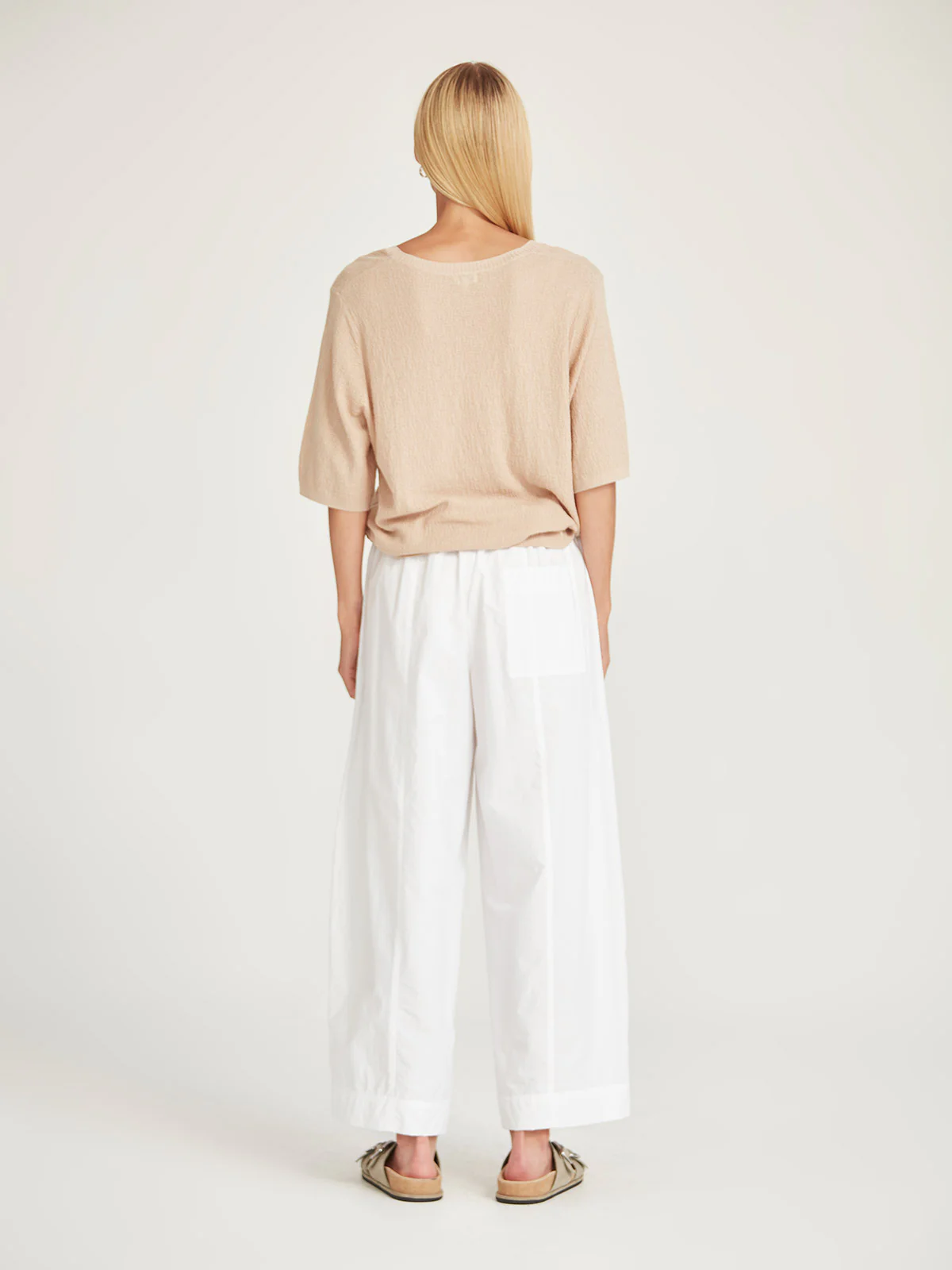 Sills Vera Boucle V Neck - Sand