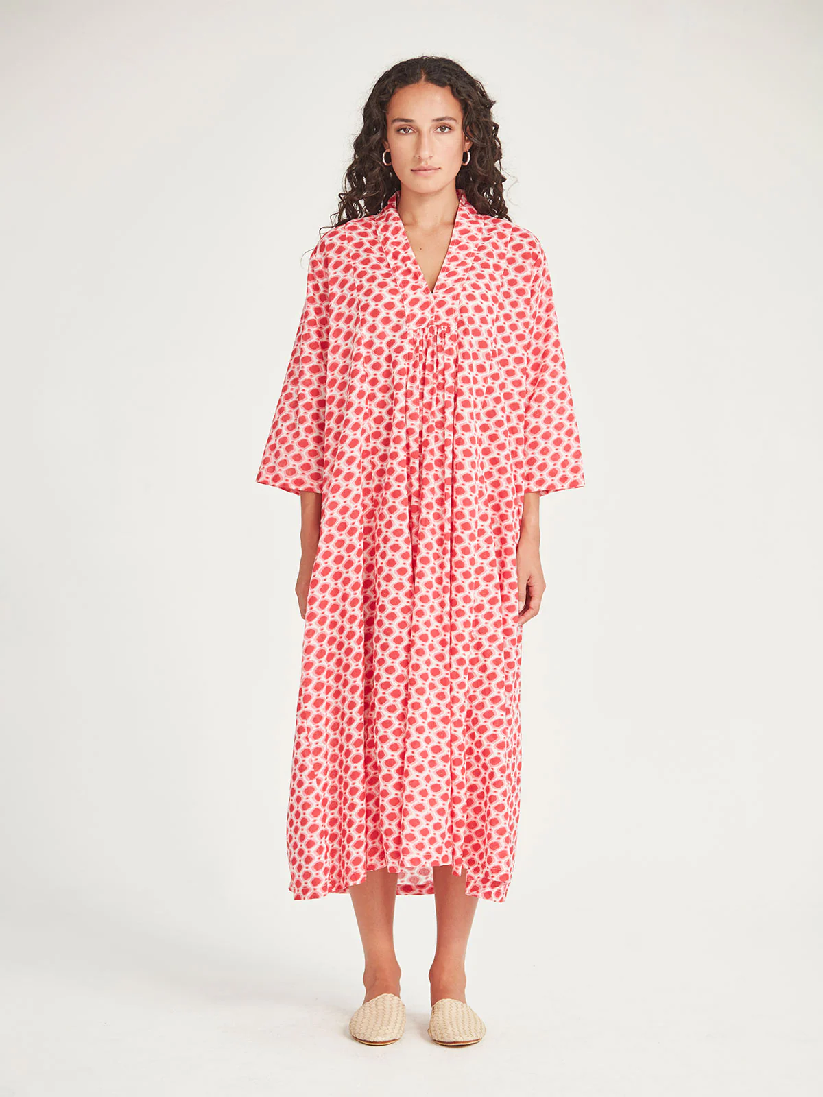 Sills Anjali Spot Dress - Pink Spot