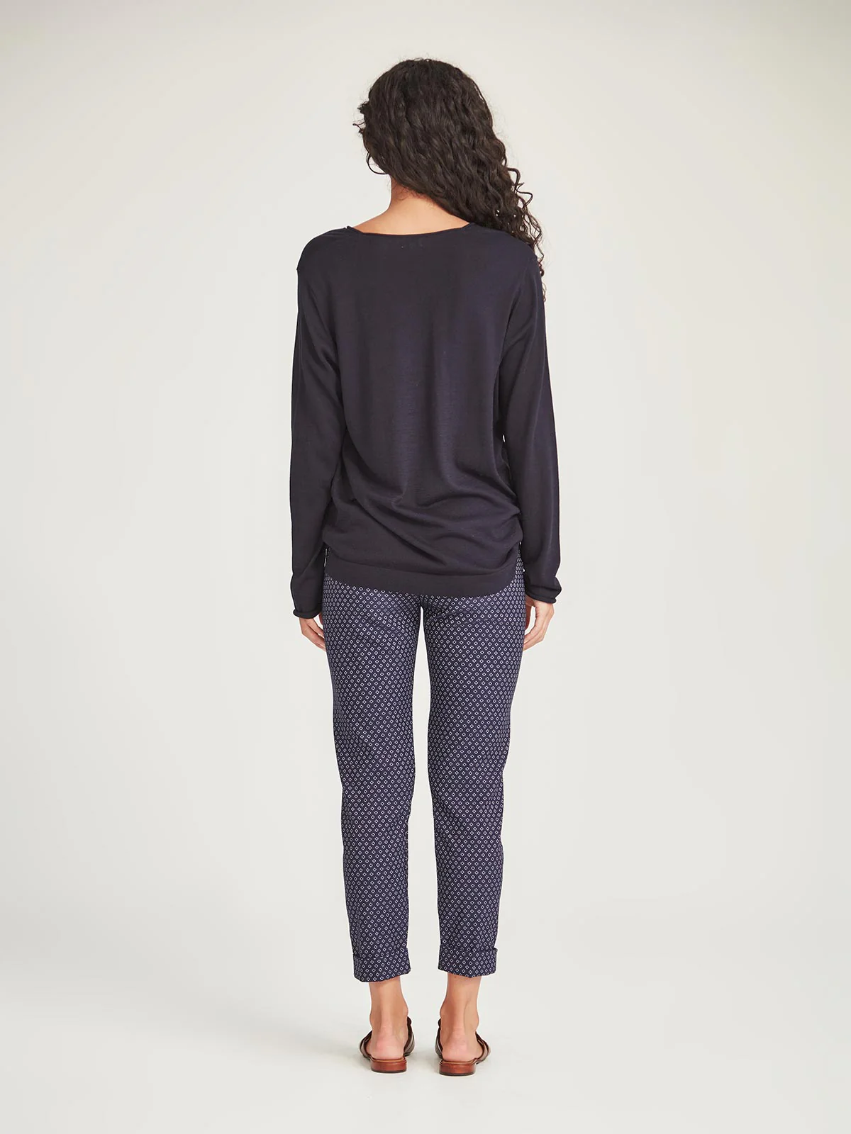 Sills Renata Sport Hepburn Pant - Navy Spot