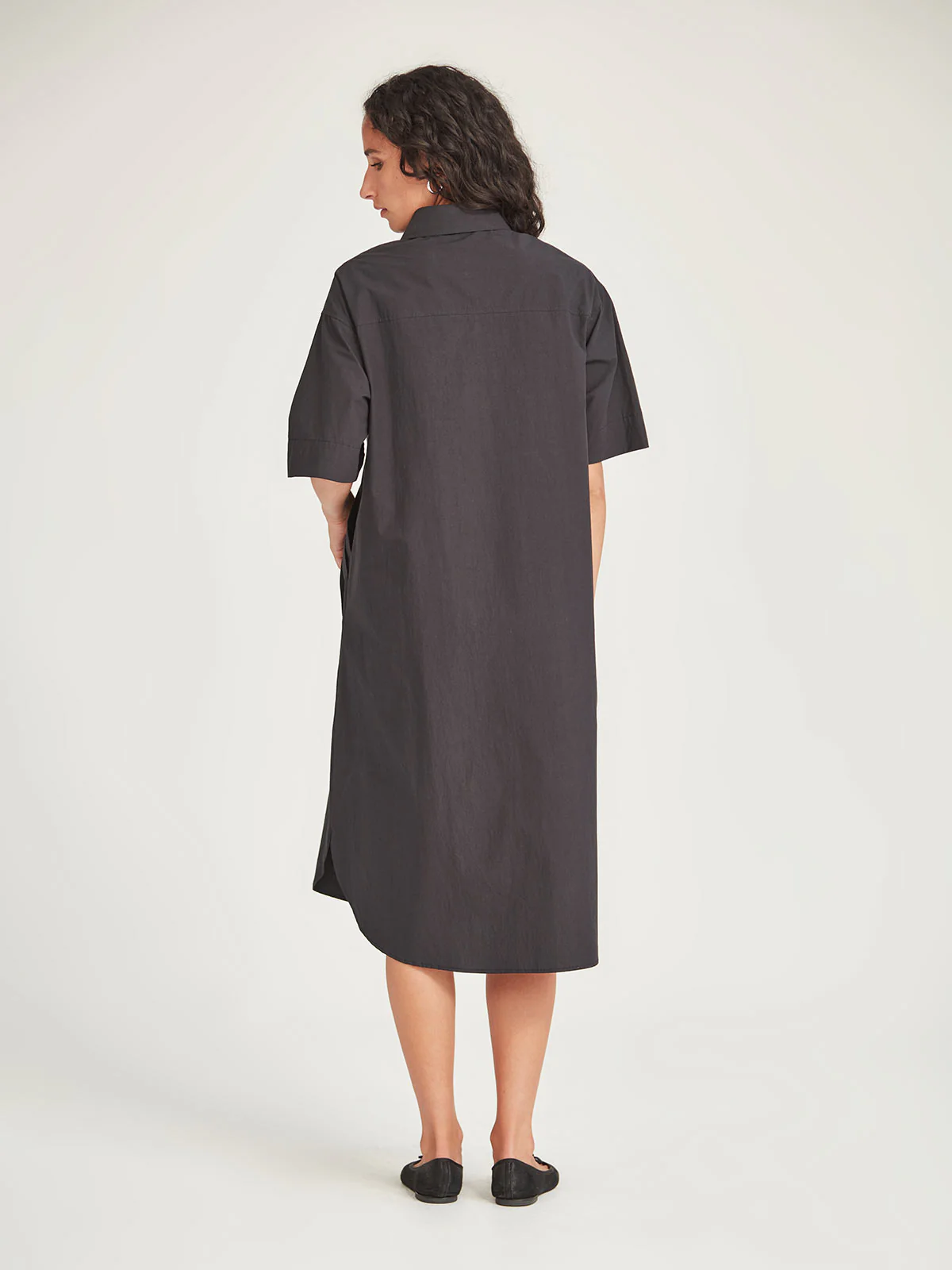 Sills Stefan Shirt Dress - Black