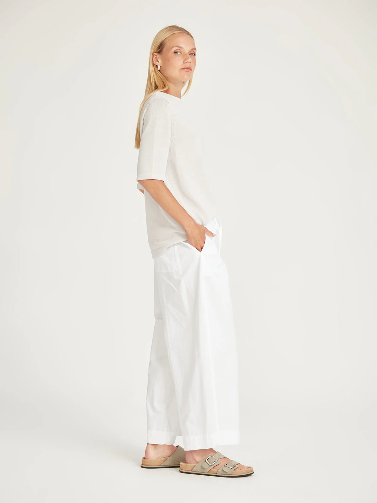 Sills Etienne Pant - White