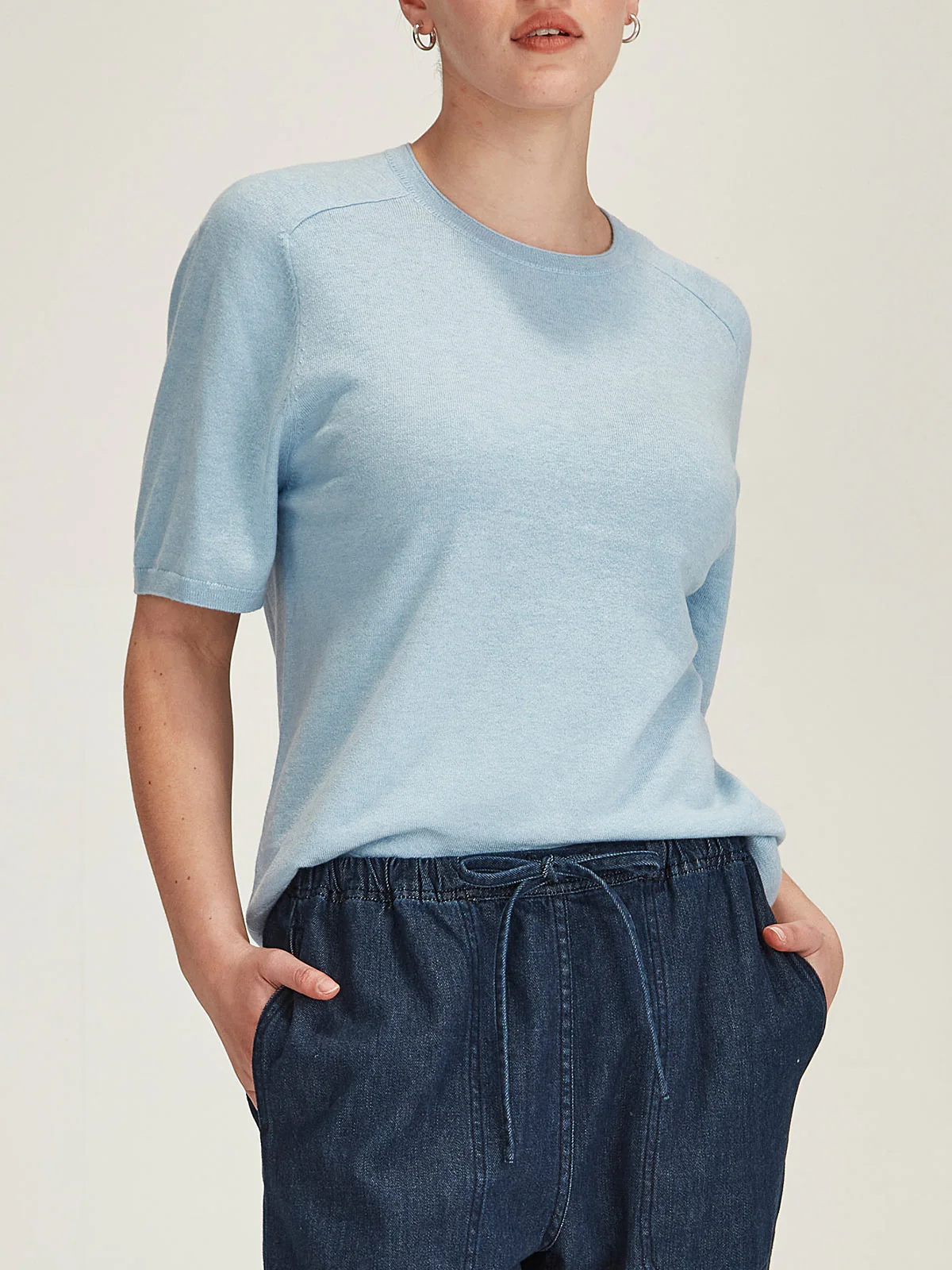 Sills Cecilia Knit Tee - Air Blue