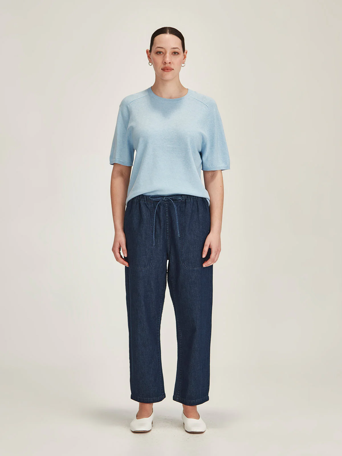 Sills Cecilia Knit Tee - Air Blue